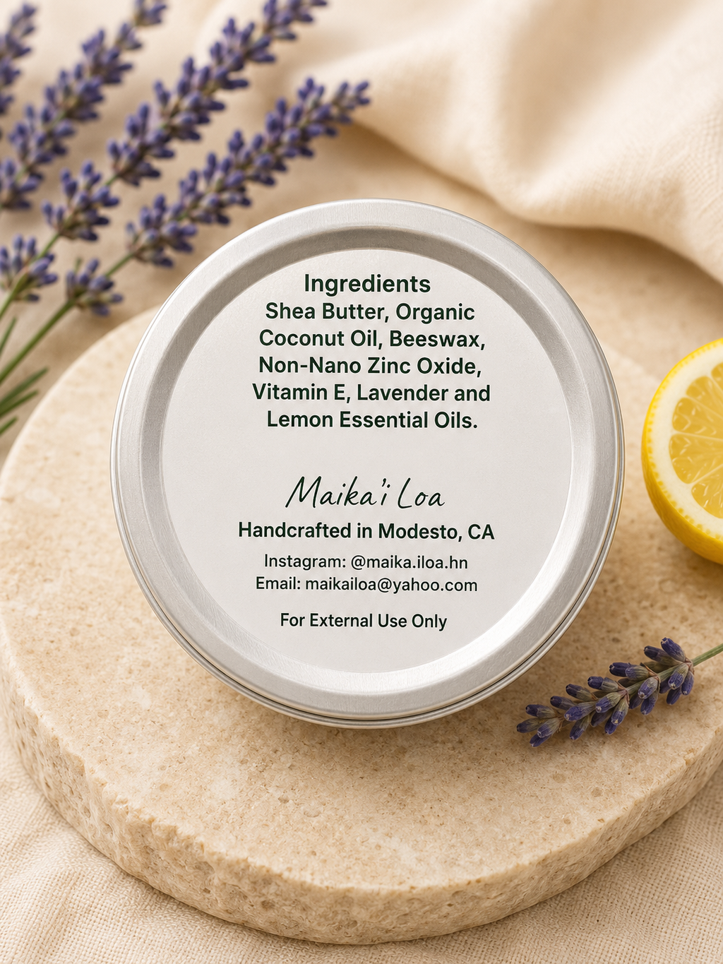 Sun Glow Balm- Lavender 1 oz