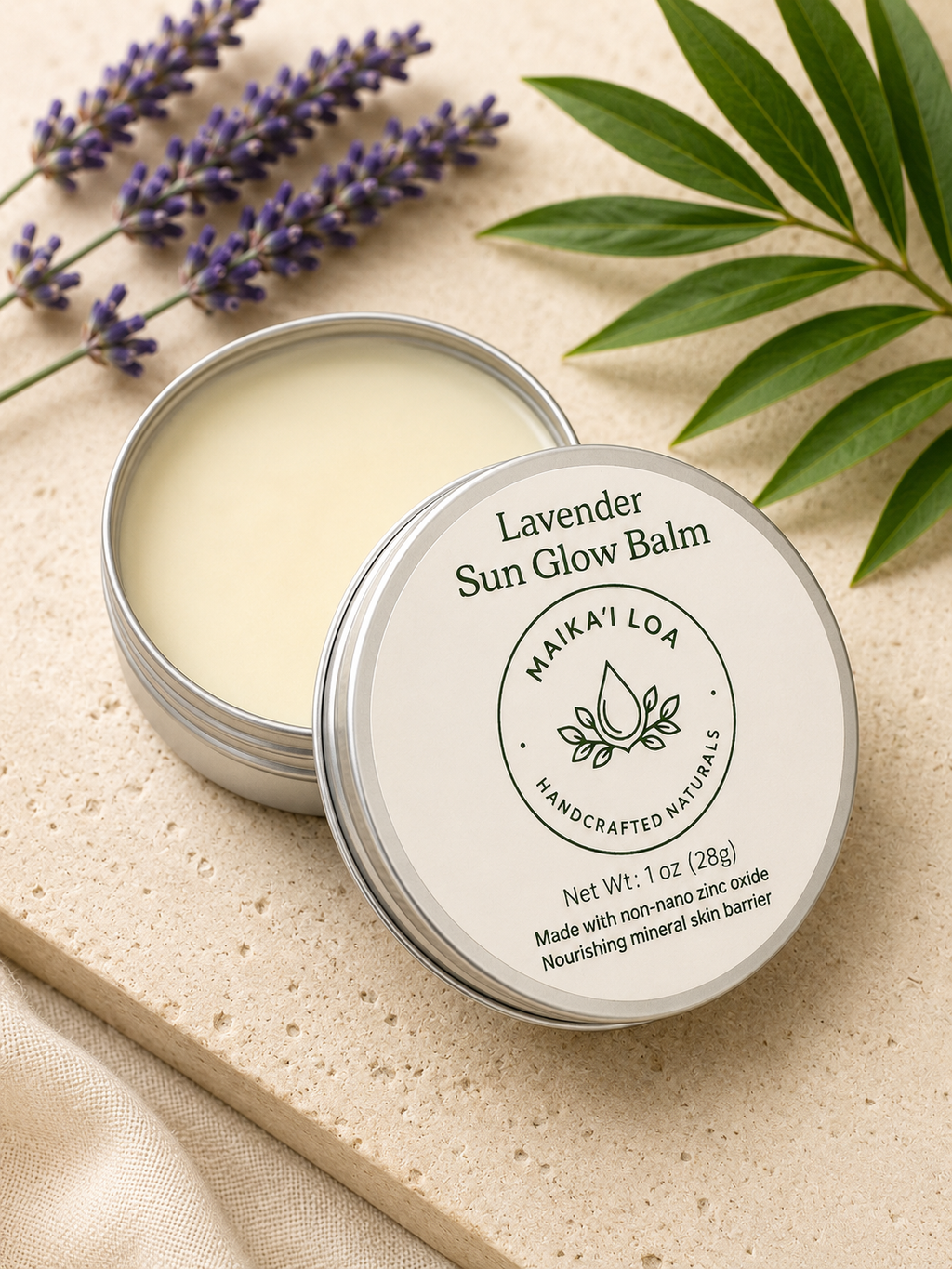 Sun Glow Balm- Lavender 1 oz