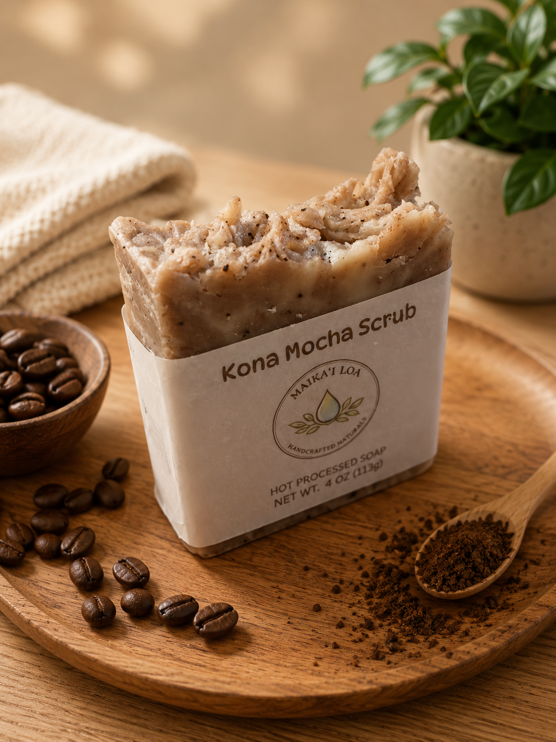 Kona Mocha Scrub- Hot Process 4 oz