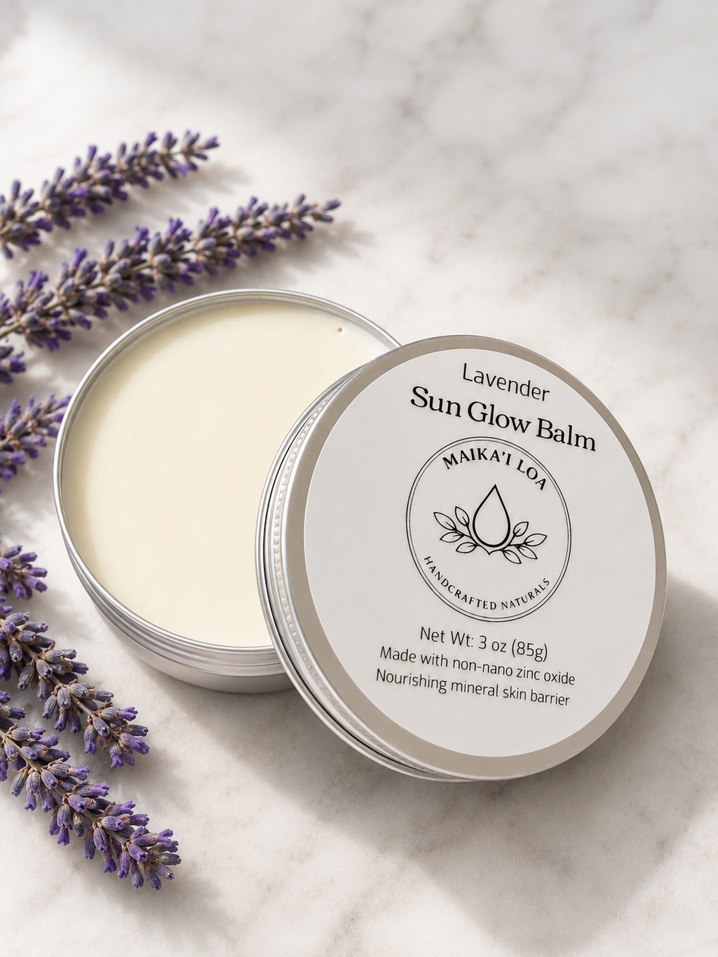 Sun Glow Balm- Lavender 3 oz